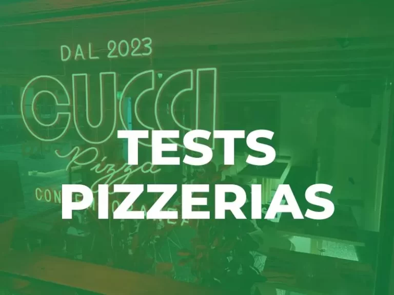 Tests de pizzerias par ville ou pays