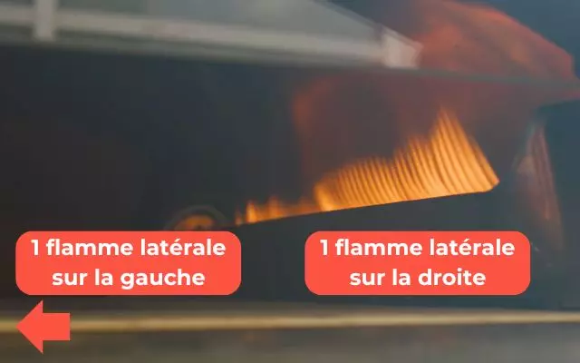 2 Flames latérales de cuisson - Ooni Koda 2 Max